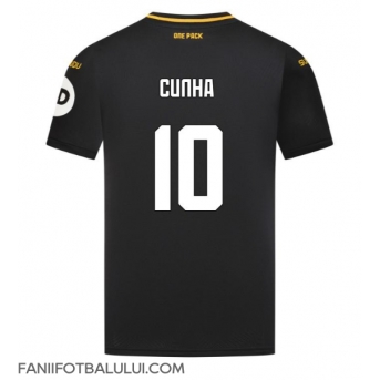 Wolves Matheus Cunha #10 Tricou Fotbal Replică 2024-25 Barbati Deplasare